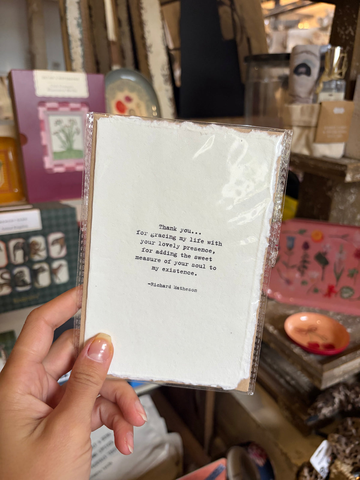 Deckled Greeting Card with Envelope