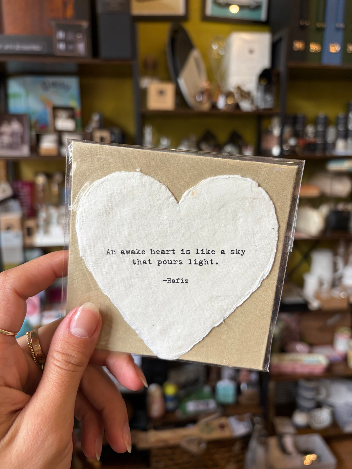 Heart Shaped Card with Envelope
