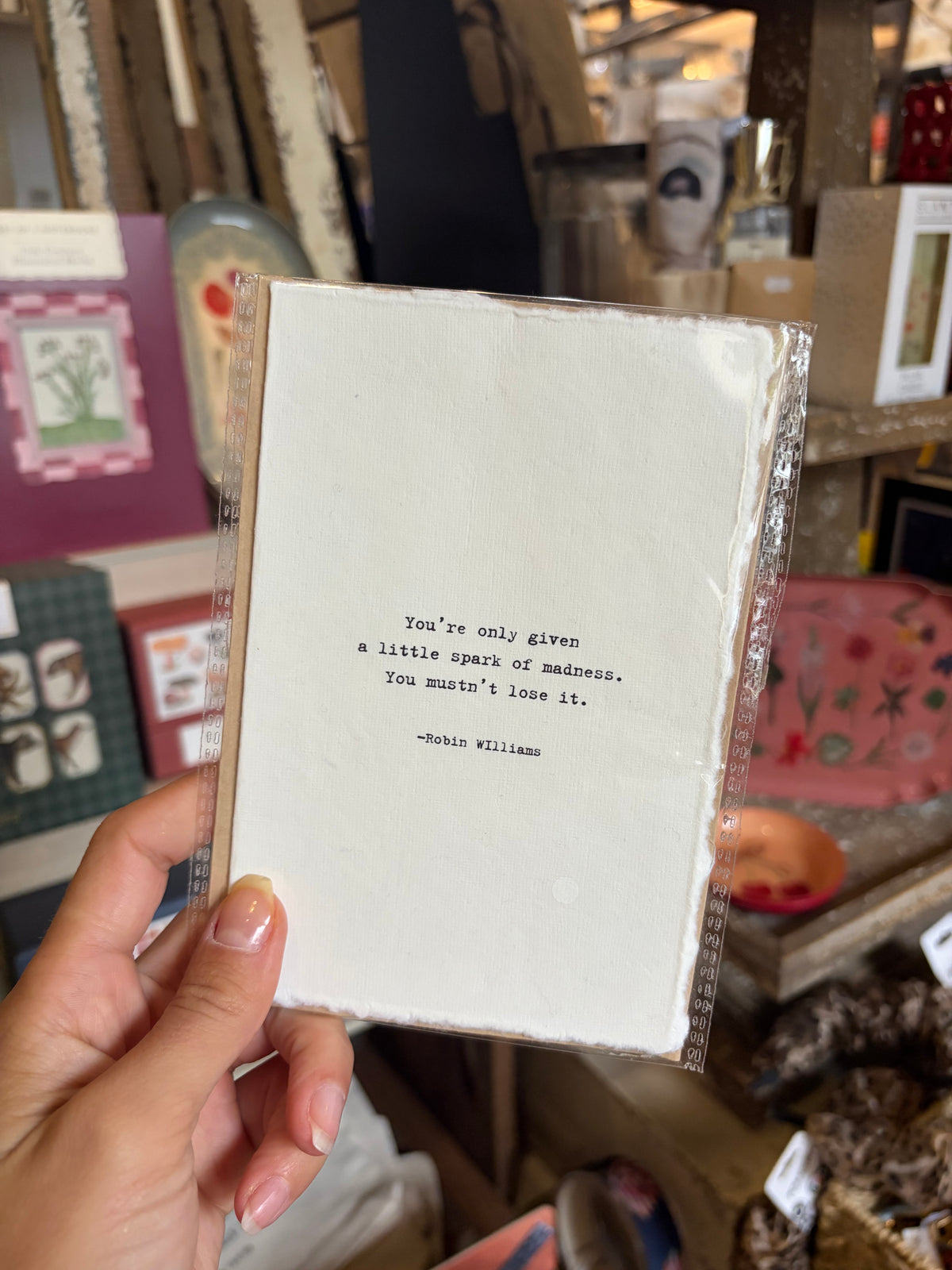 Deckled Greeting Card with Envelope