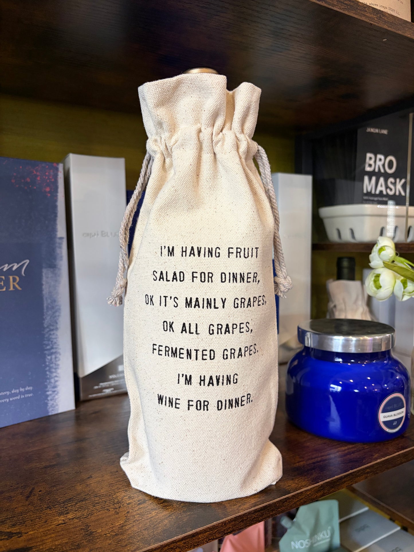 Canvas Wine Bag