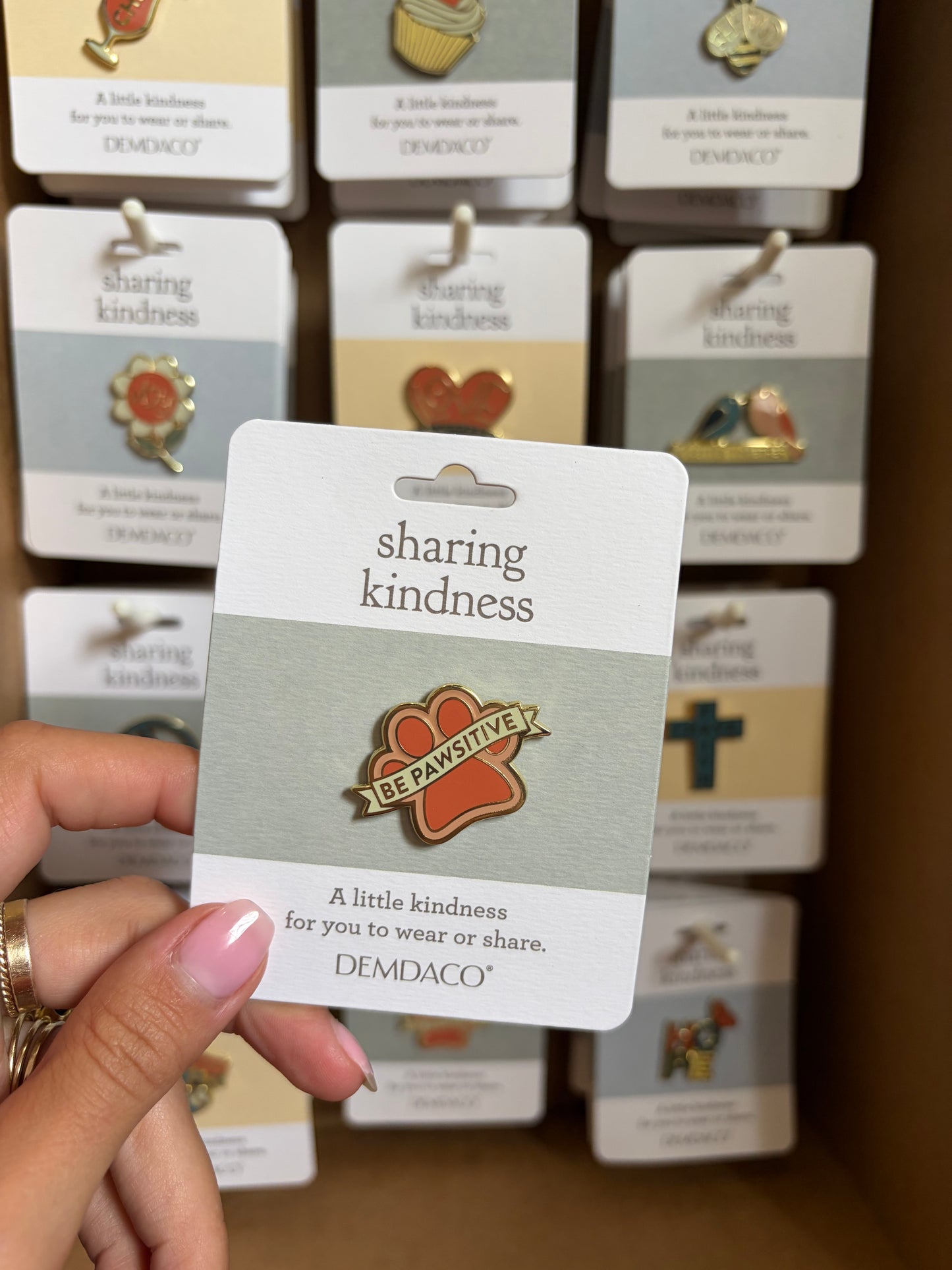 Sharing Kindness - Enamel Pin
