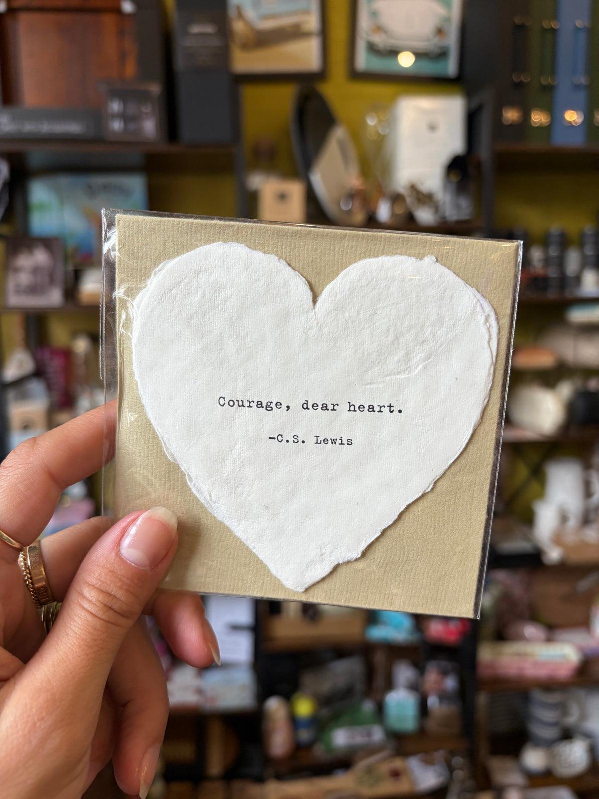 Heart Shaped Card with Envelope