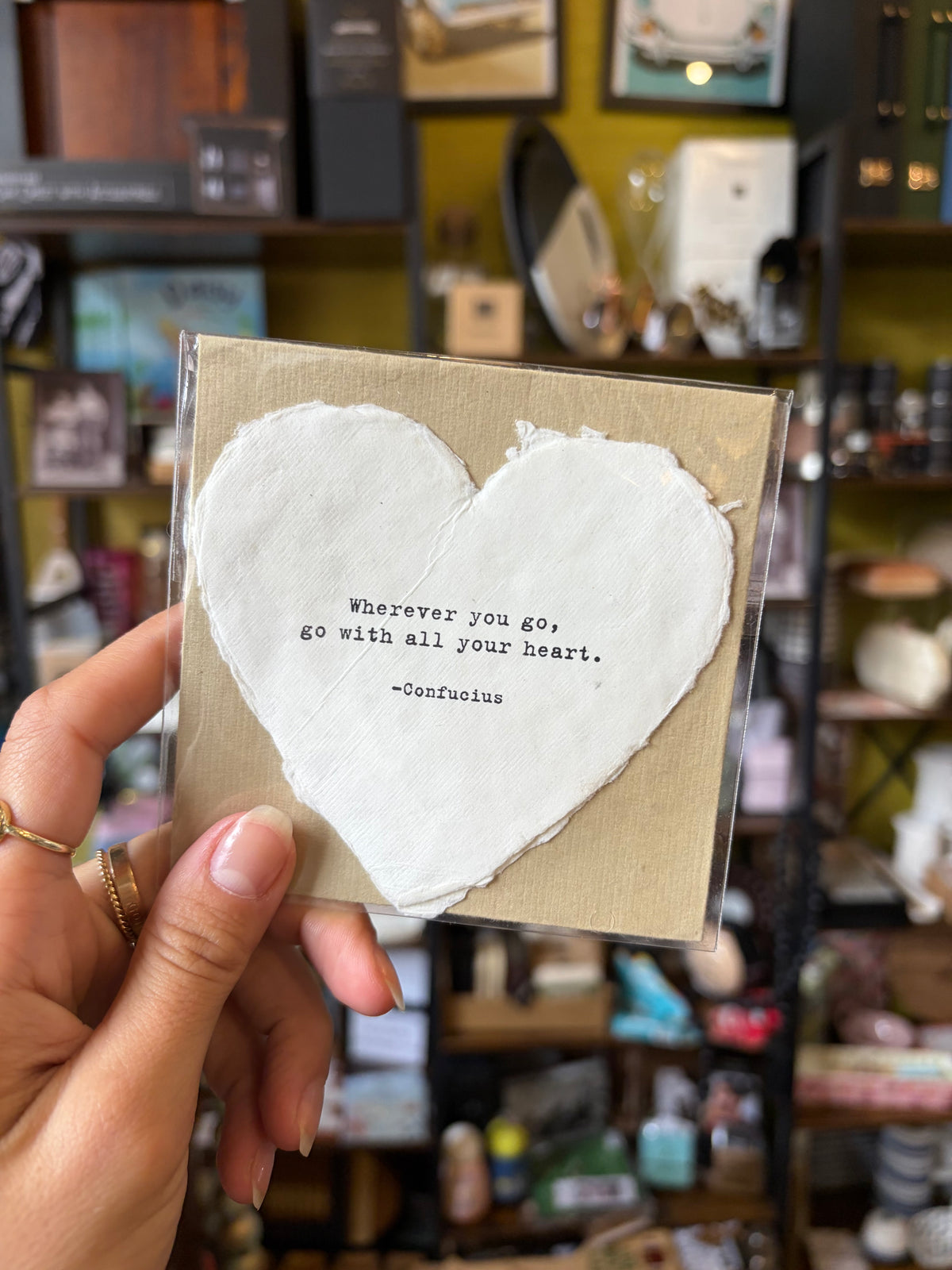 Heart Shaped Card with Envelope
