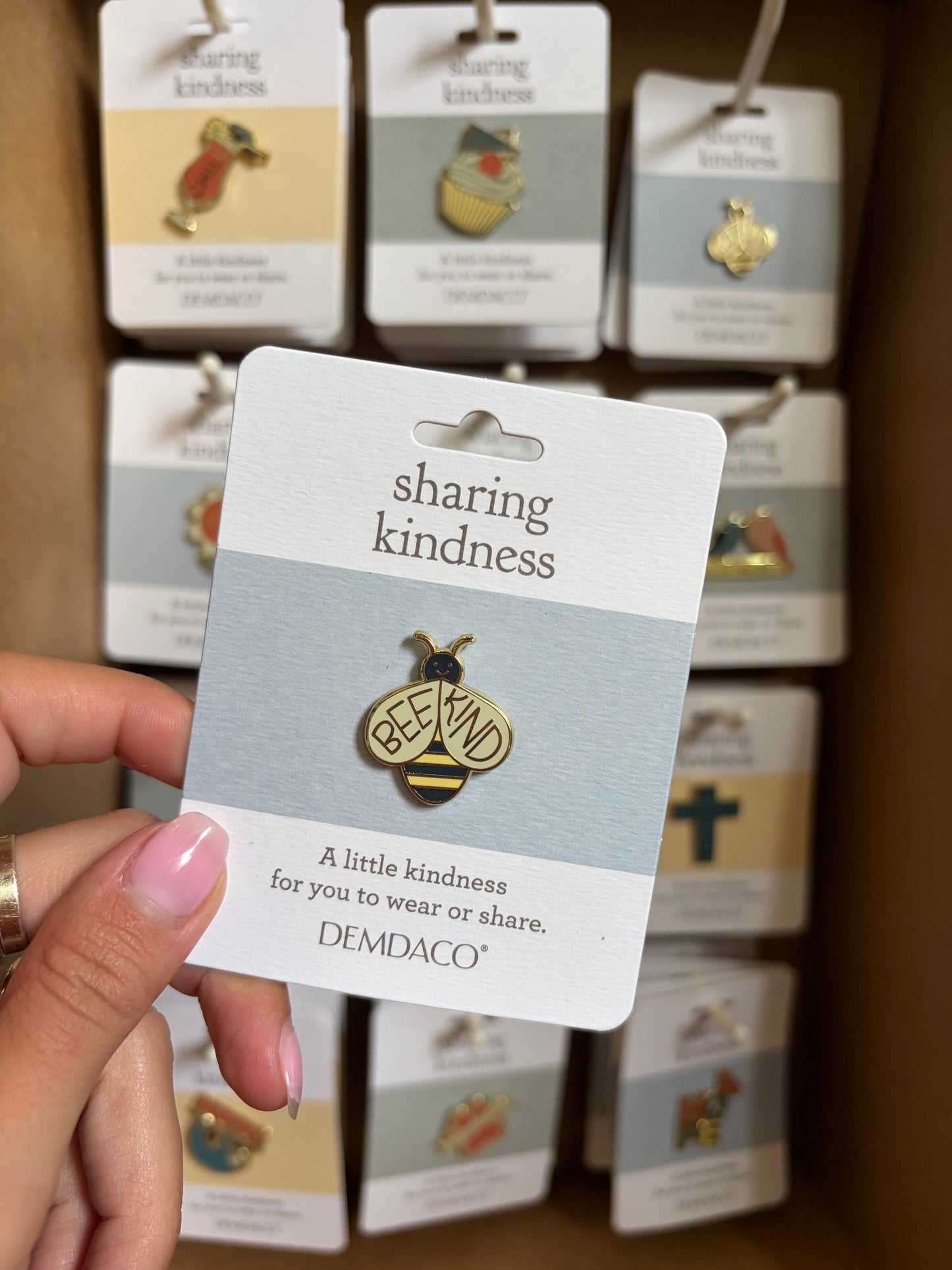 Sharing Kindness - Enamel Pin