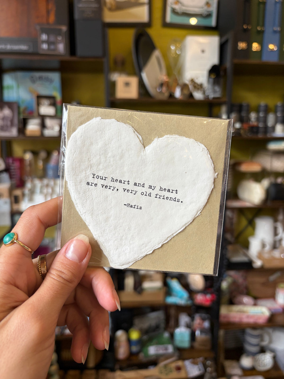 Heart Shaped Card with Envelope