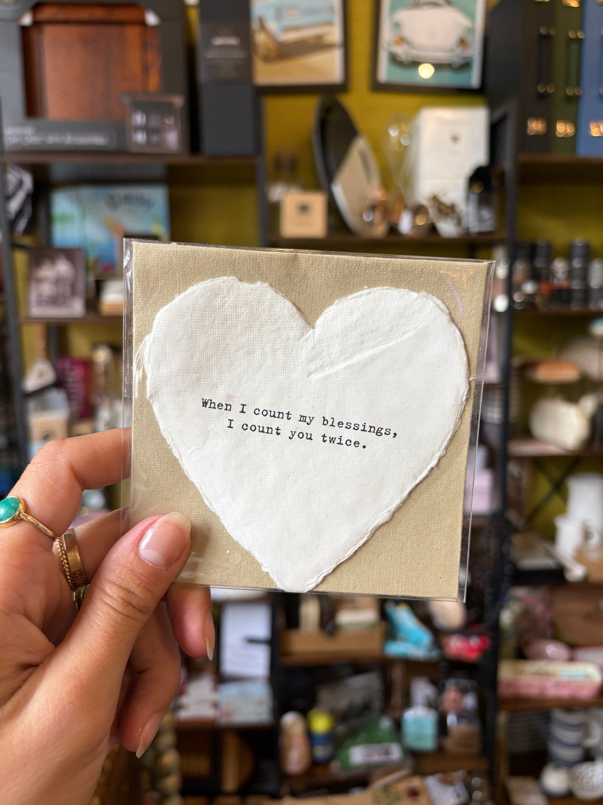 Heart Shaped Card with Envelope