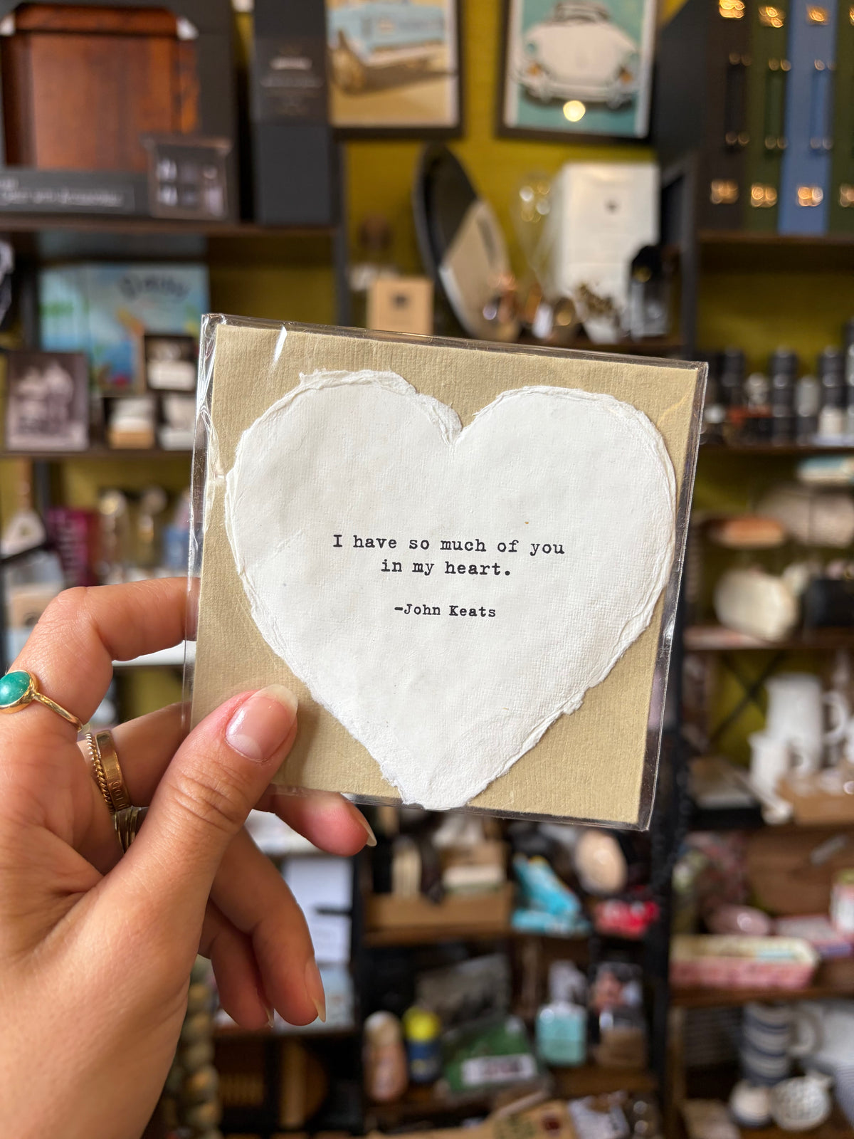 Heart Shaped Card with Envelope