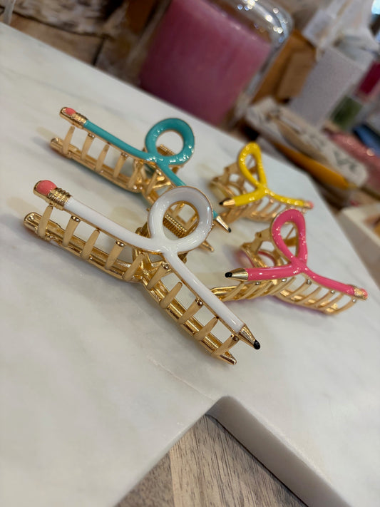 Pencil Hair Clip