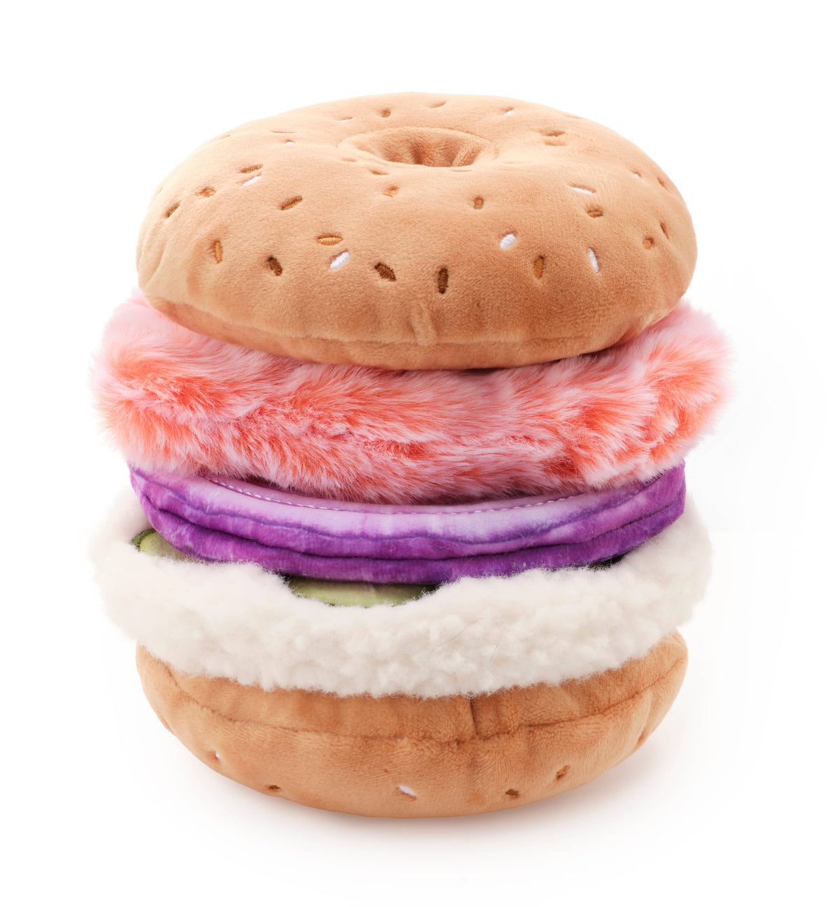 Bagel and Lox Interactive Snuffle Dog Toy