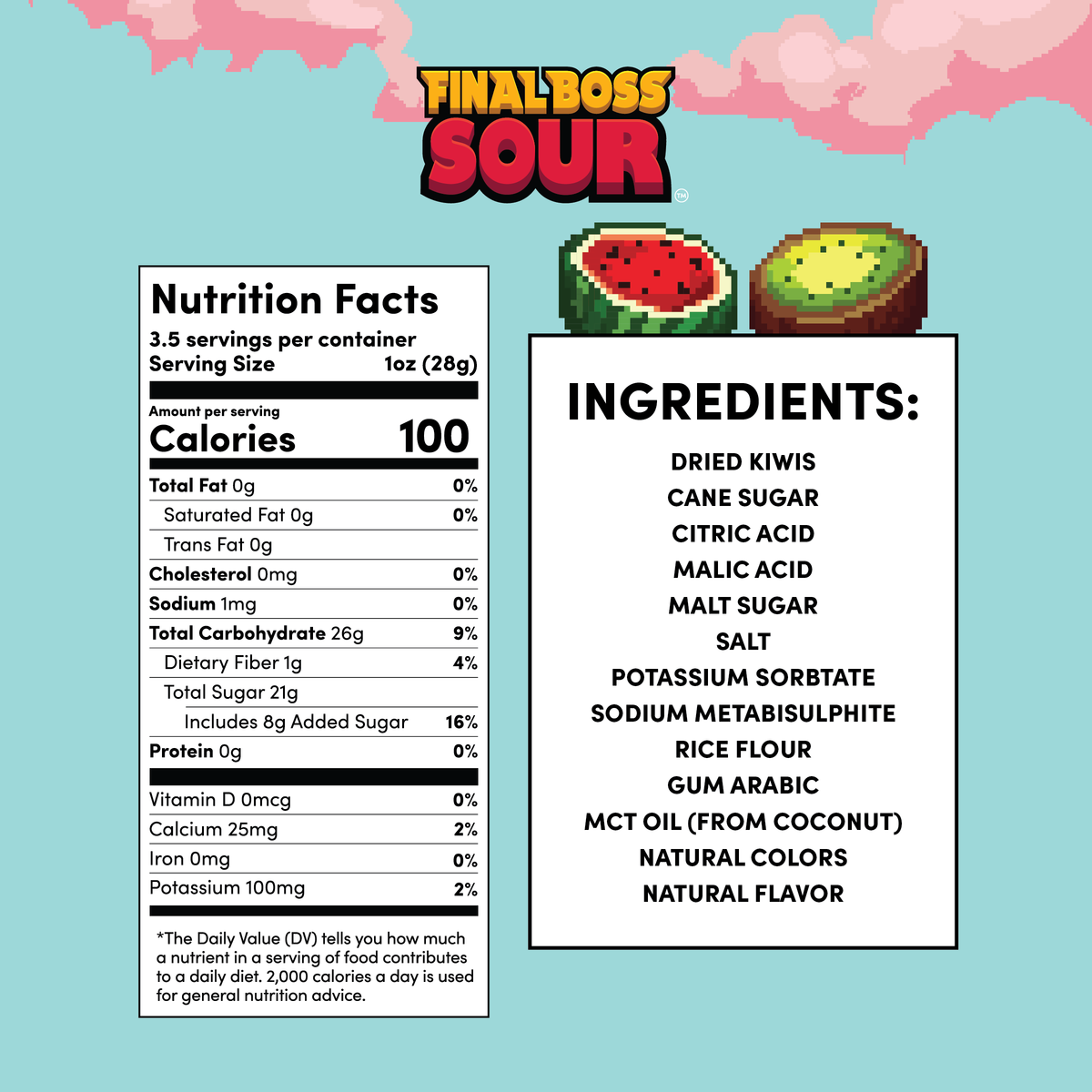 Final Boss Sour - 100g bag